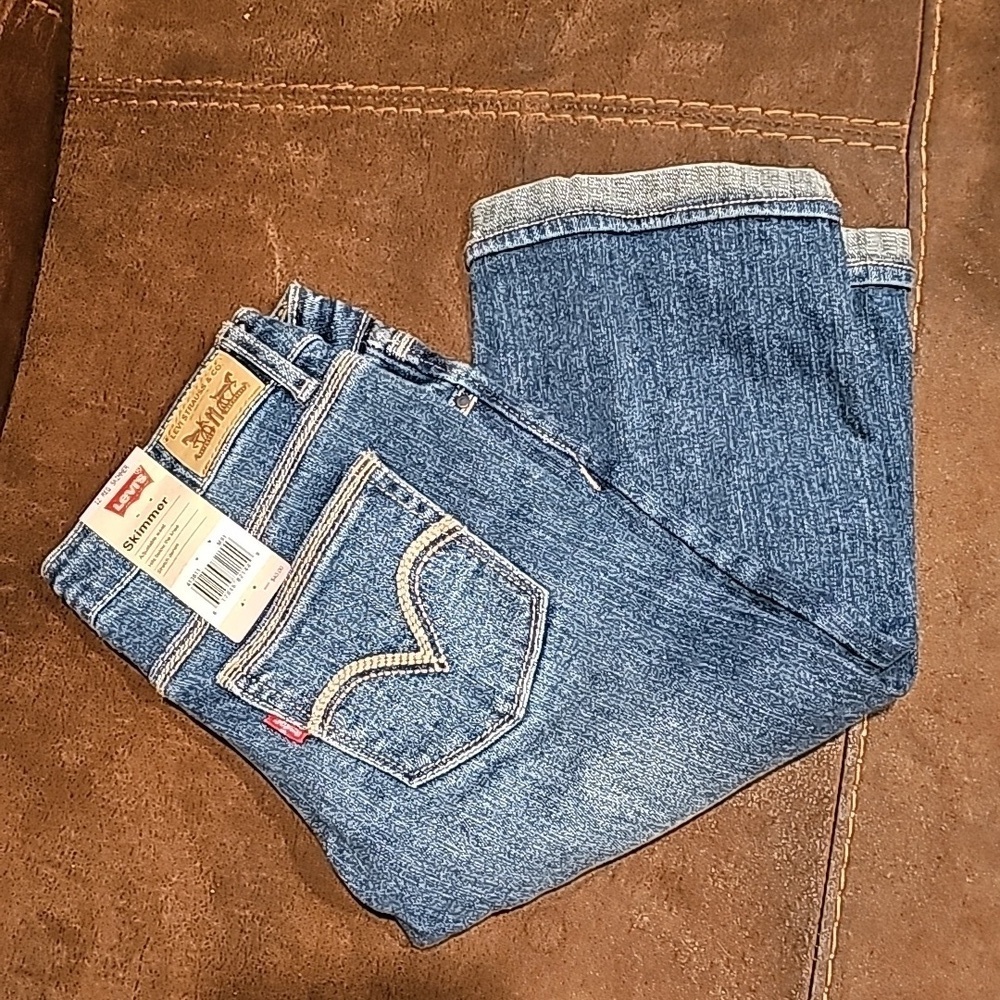 Levi’s sz 12 Capri Blue Denim Jeans - Picture 2 of 2